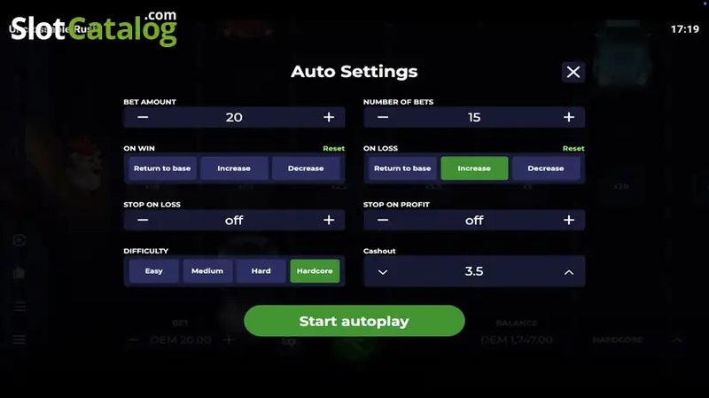 Guide de uncrossable rush casino